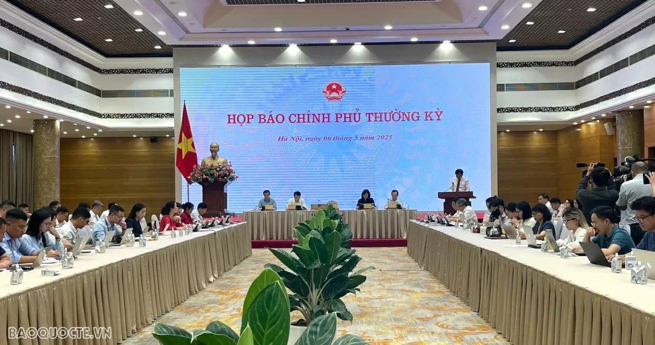 Họp báo Chính phủ thường kỳ tháng 4/2025: Tập trung ứng phó hiệu quả chính sách thuế đối ứng của Mỹ