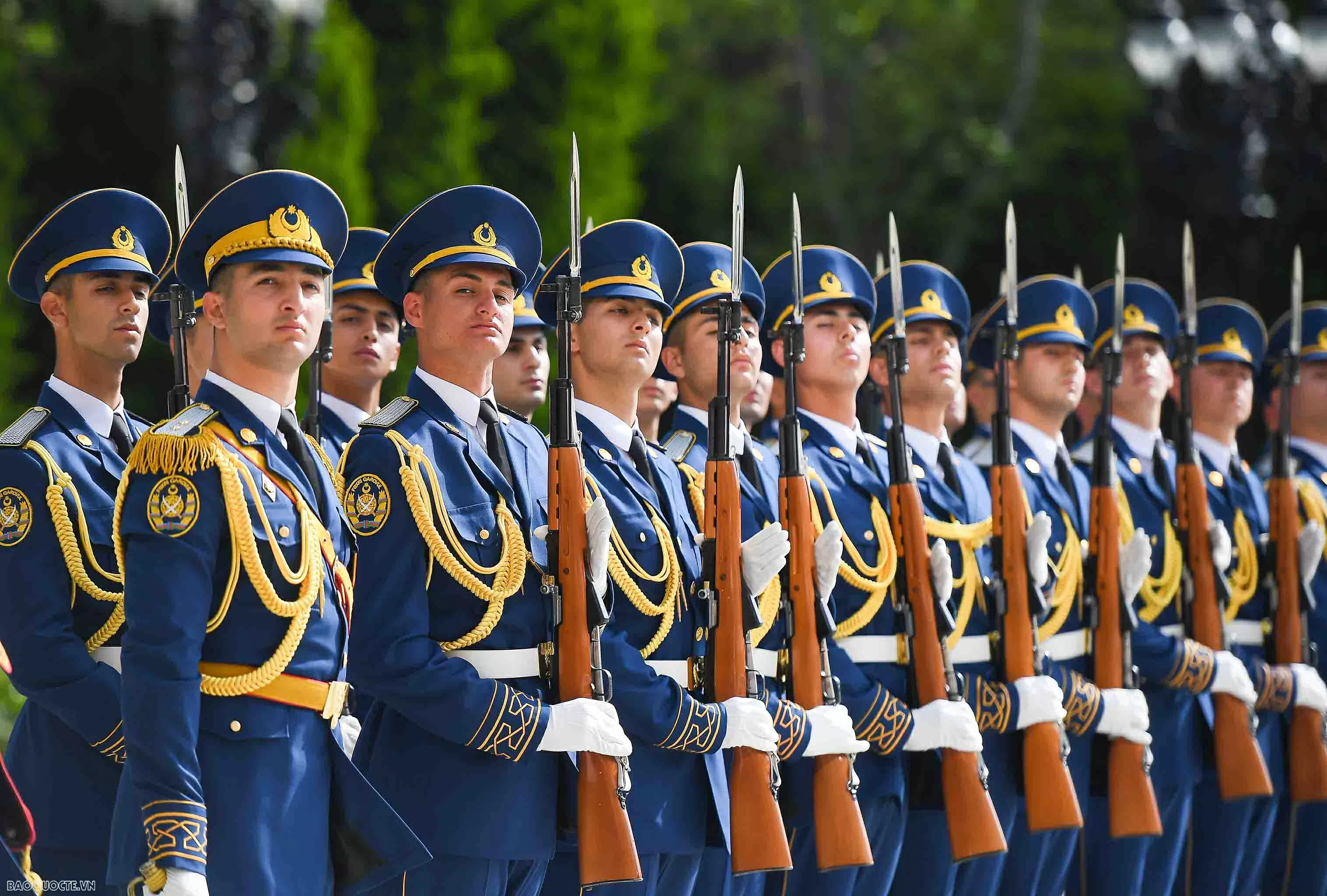 Lễ đón chính thức Tổng Bí thư Tô Lâm và Phu nhân thăm cấp Nhà nước Azerbaijan Lễ đón chính thức Tổng Bí thư Tô Lâm và Phu nhân thăm cấp Nhà nước Azerbaijan