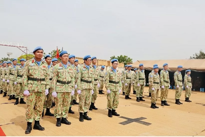 Bệnh viện dã chiến Việt Nam vinh dự nhận Huy chương Vì sự nghiệp gìn giữ hòa bình Liên hợp quốc