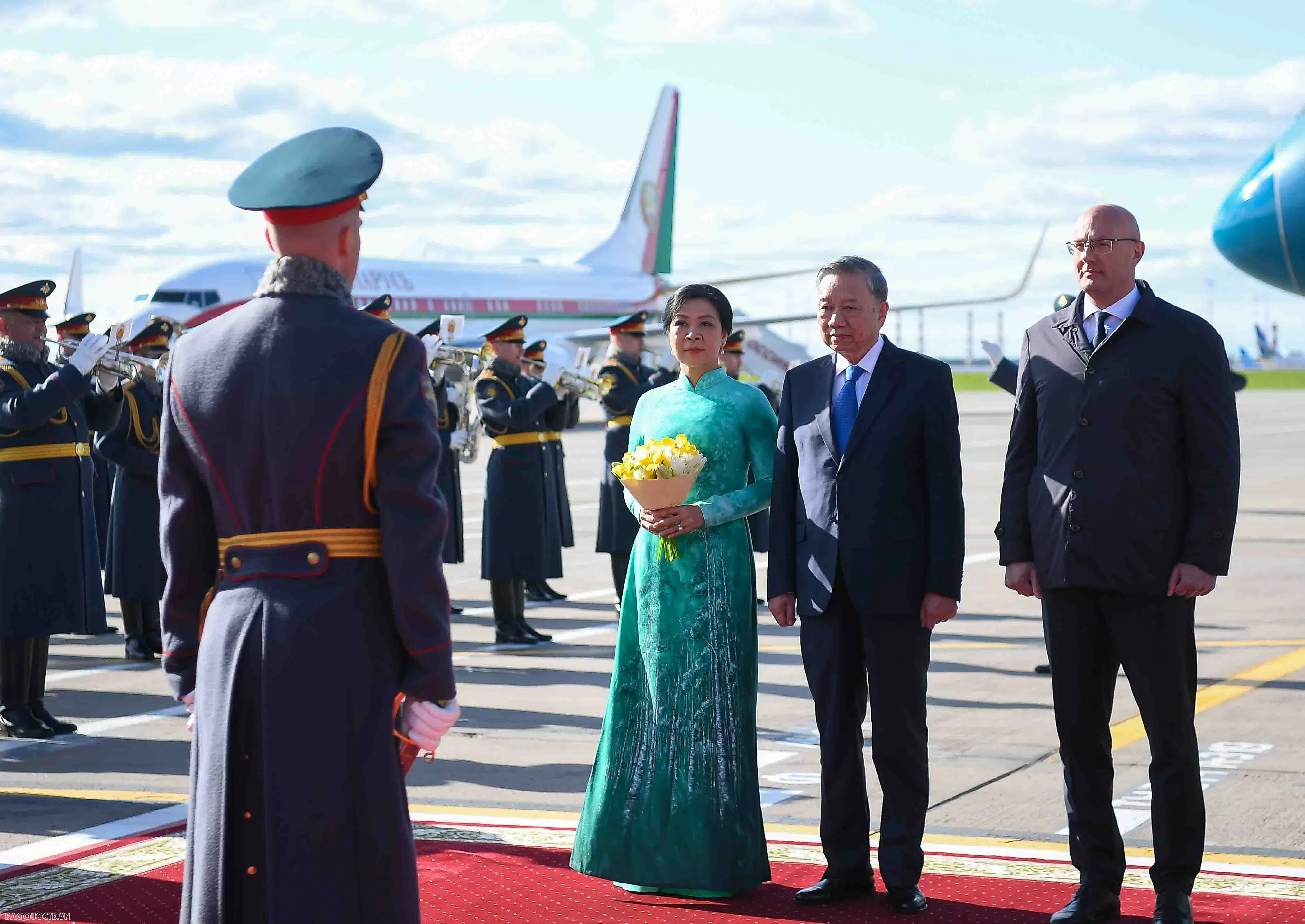 Lễ đón chính thức Tổng Bí thư Tô Lâm và Phu nhân tại Nga Lễ đón chính thức Tổng Bí thư Tô Lâm và Phu nhân tại Nga