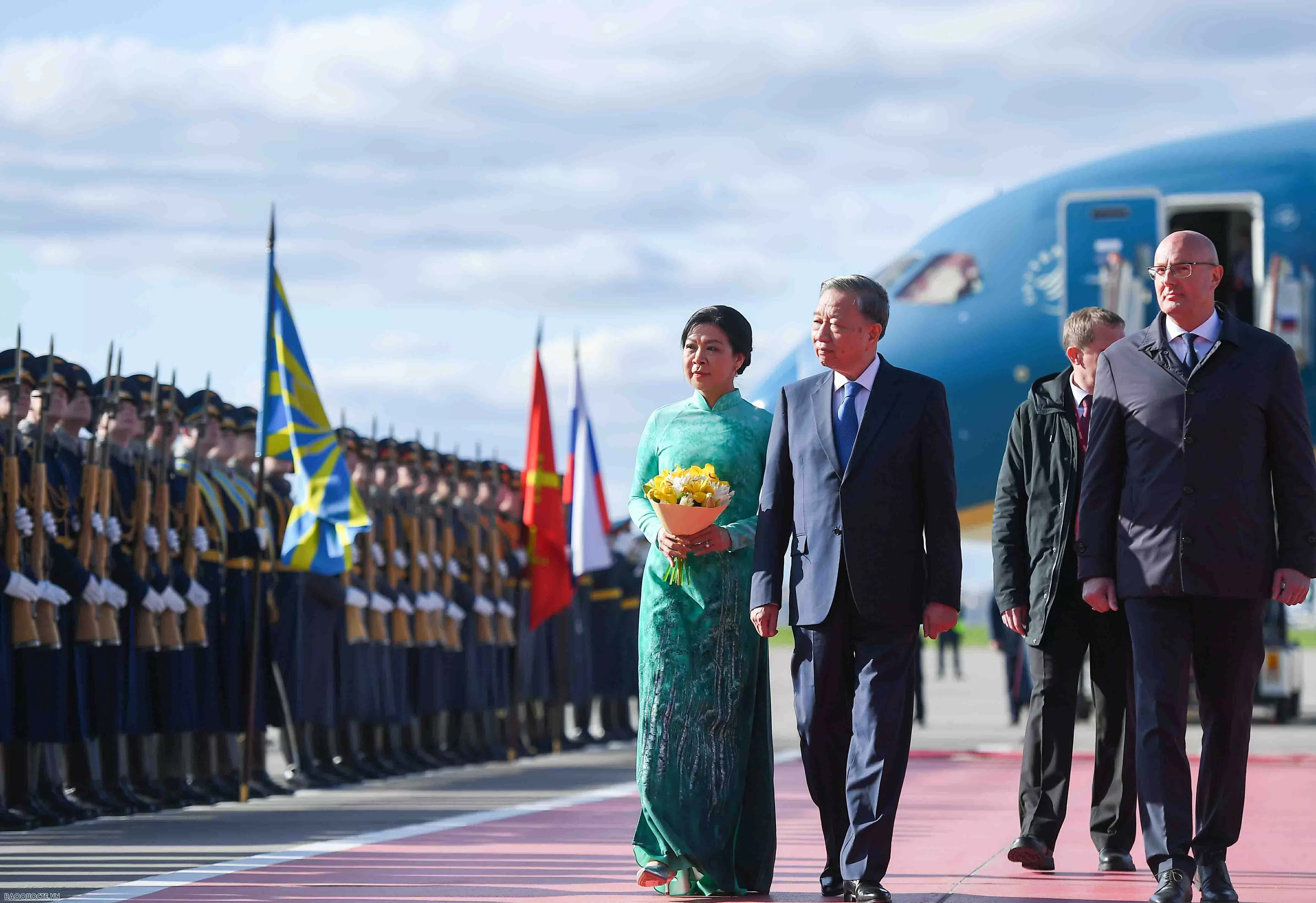 Lễ đón chính thức Tổng Bí thư Tô Lâm và Phu nhân tại Nga Lễ đón chính thức Tổng Bí thư Tô Lâm và Phu nhân tại Nga