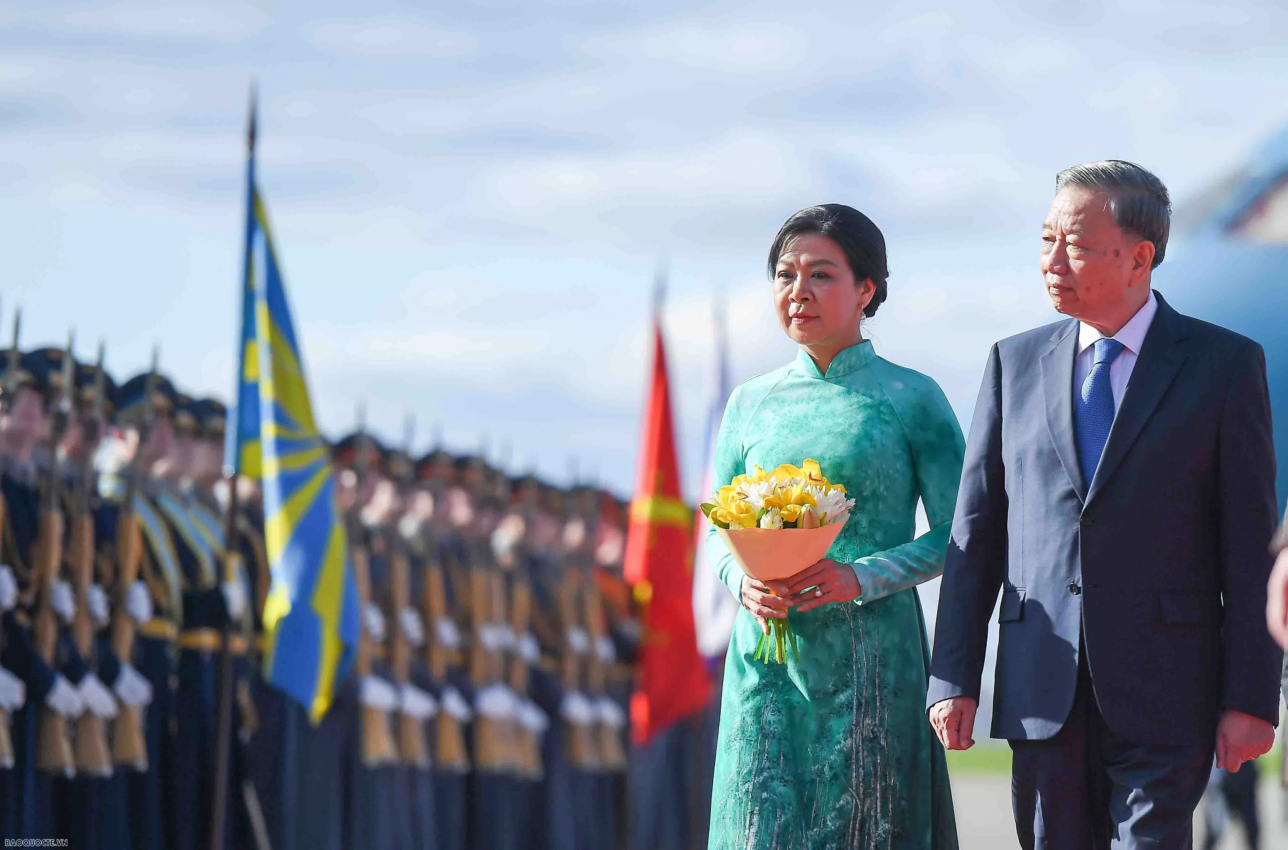 Lễ đón chính thức Tổng Bí thư Tô Lâm và Phu nhân tại Nga Lễ đón chính thức Tổng Bí thư Tô Lâm và Phu nhân tại Nga