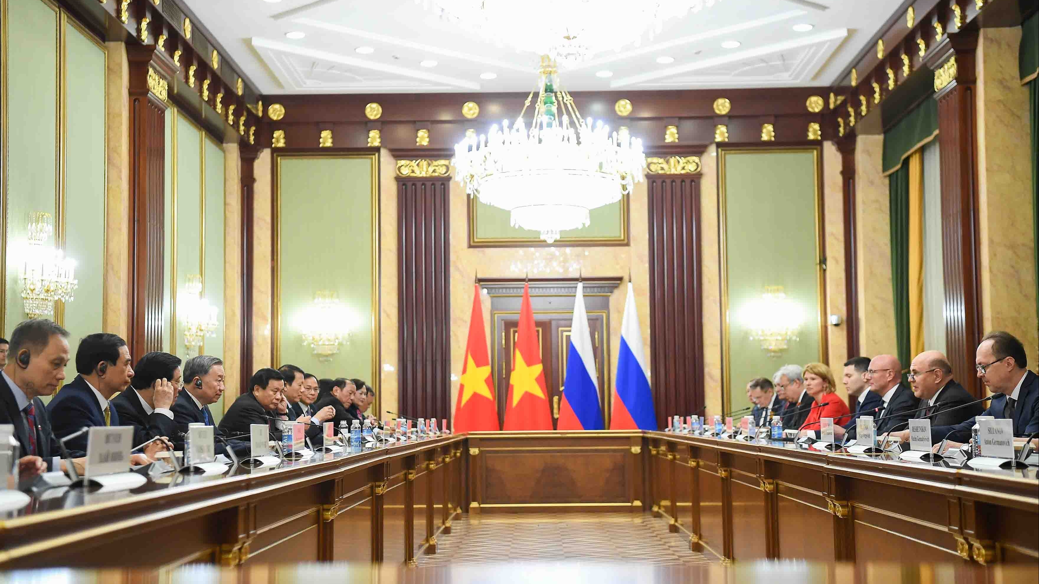 Việt Nam-Nga tăng cường quan hệ Đối tác chiến lược toàn diện với các phương hướng lớn