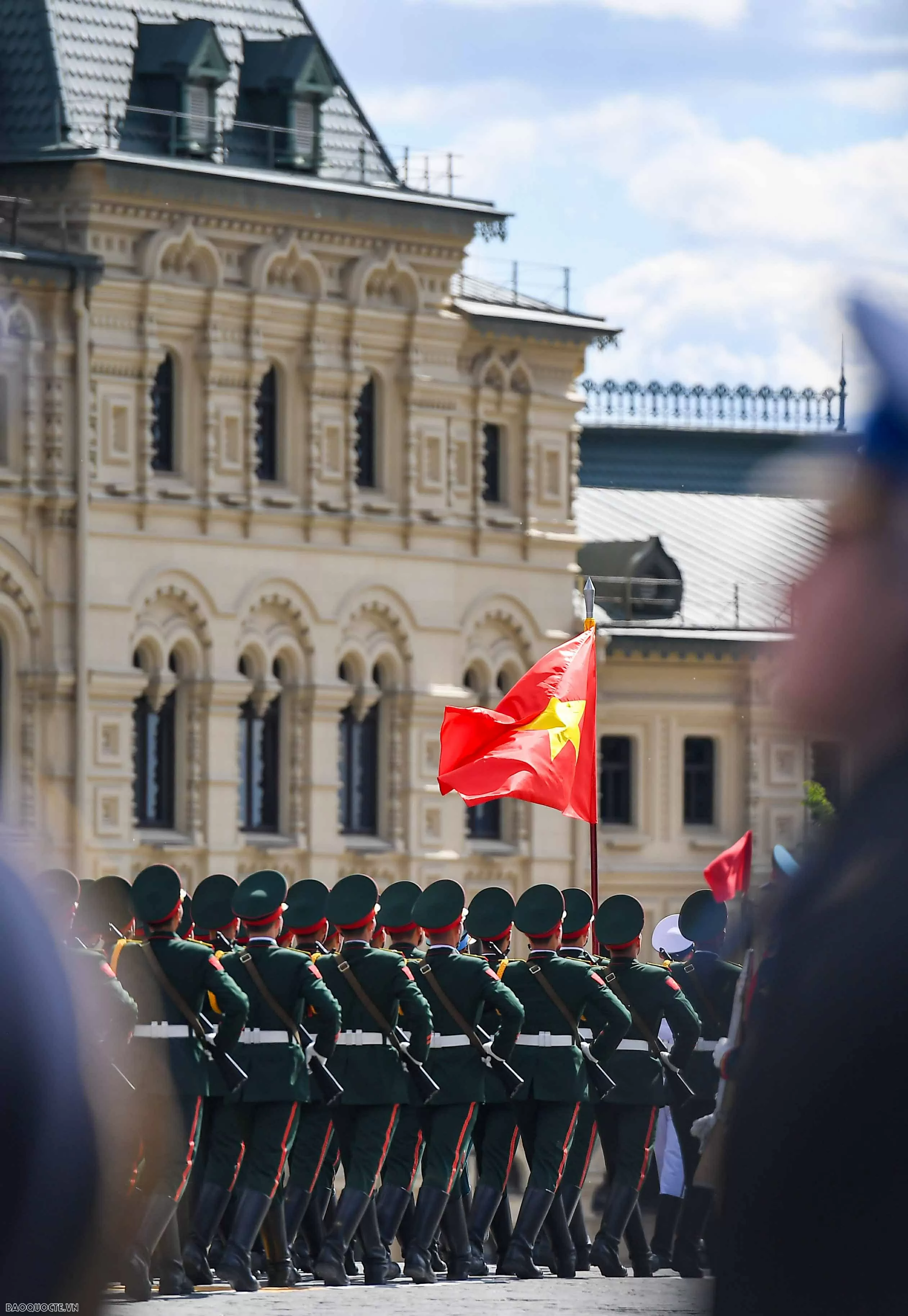 Đoàn Quân đội nhân dân Việt Nam tại Lễ duyệt binh ở Quảng trường Đỏ Đoàn Quân đội nhân dân Việt Nam tại Lễ duyệt binh ở Quảng trường Đỏ