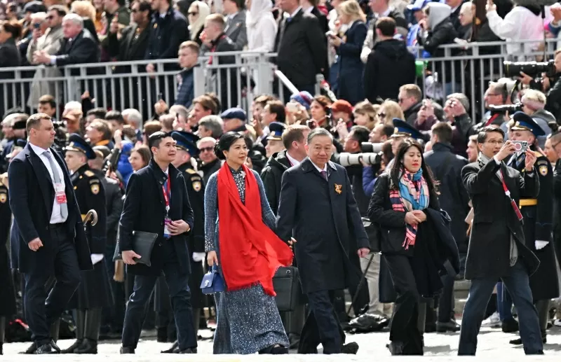 Tổng Bí thư Tô Lâm dự Lễ duyệt binh kỷ niệm 80 năm Ngày Chiến thắng tại Nga Tổng Bí thư Tô Lâm dự Lễ duyệt binh kỷ niệm 80 năm Ngày Chiến thắng tại Nga