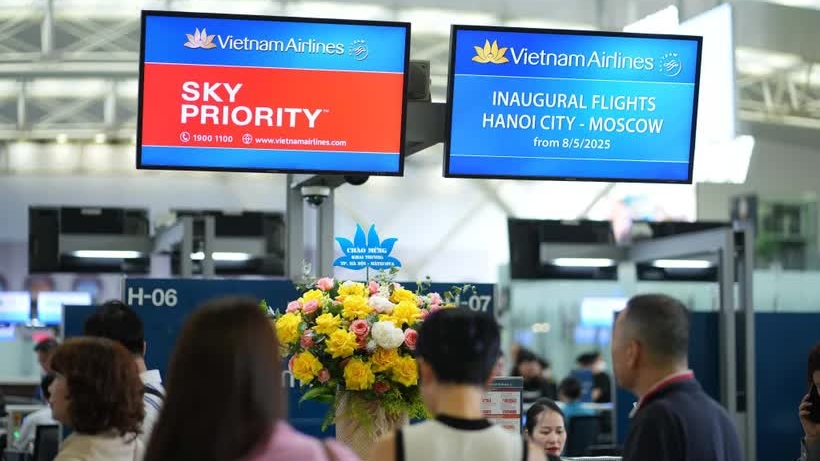 Vietnam Airlines chính thức mở lại đường bay thẳng Hà Nội-Moscow sau 3 năm tạm dừng