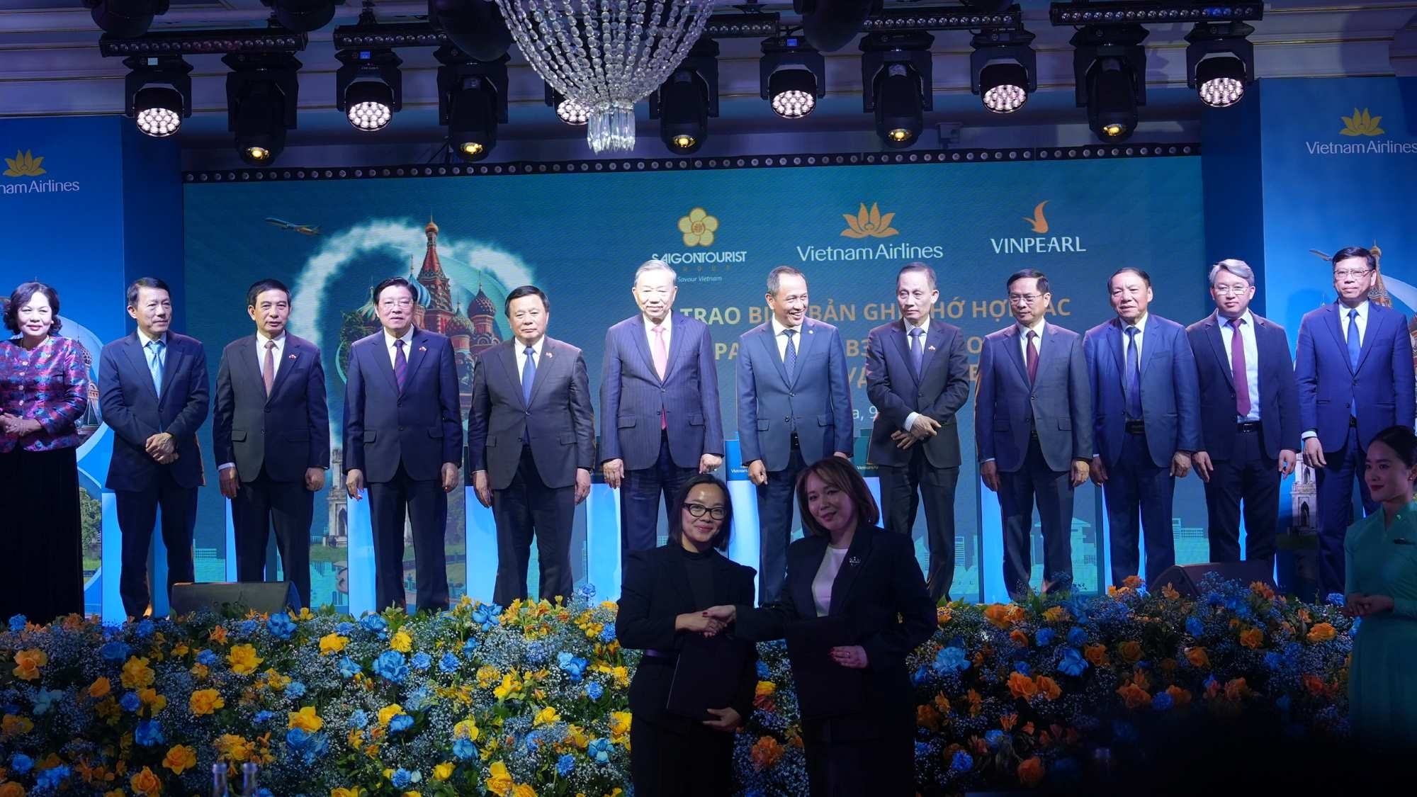 Tổng Bí thư Tô Lâm dự Lễ công bố đường bay thẳng Hà Nội-Moscow