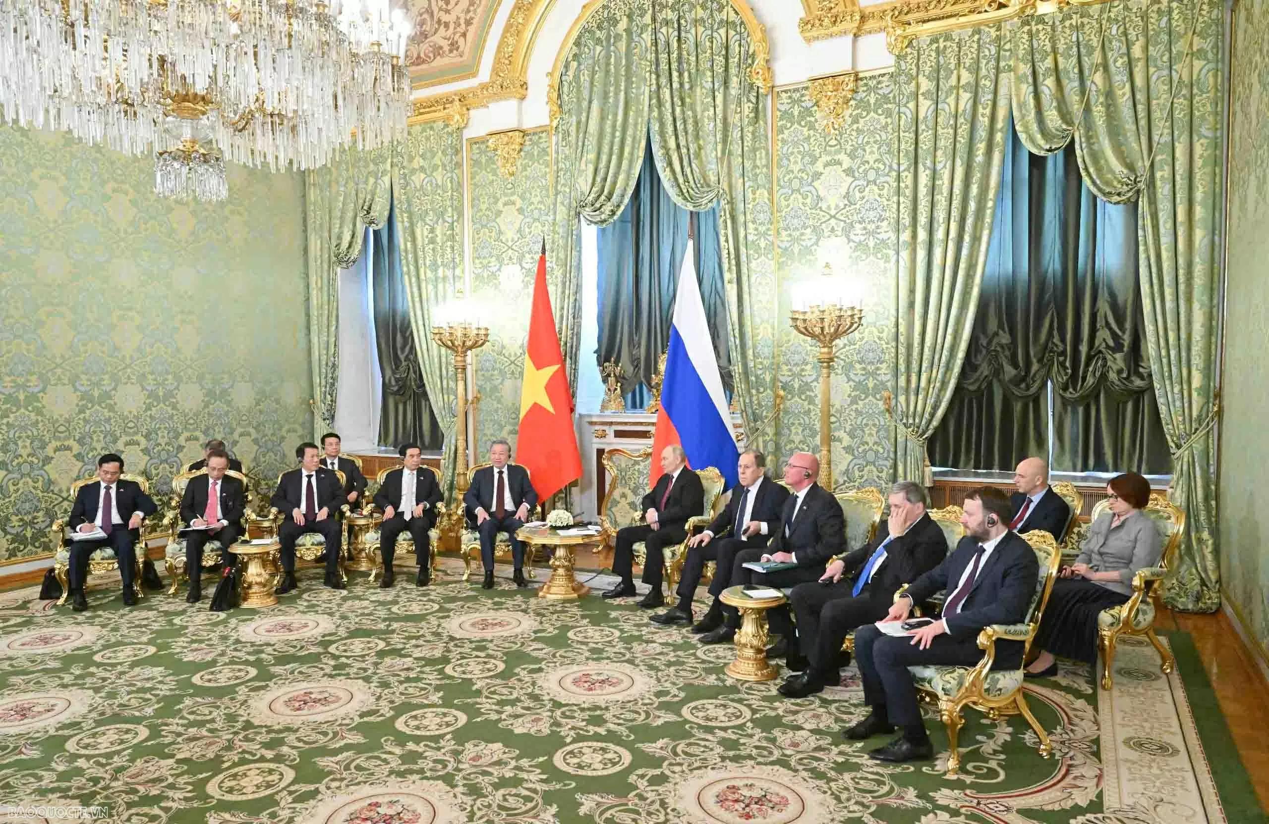 Tổng Bí thư Tô Lâm hội đàm với Tổng thống Nga Vladimir Putin Tổng Bí thư Tô Lâm hội đàm với Tổng thống Nga Vladimir Putin