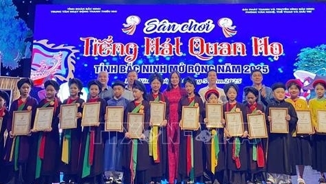 Sân chơi ý nghĩa dành cho thanh thiếu nhi vùng đất Quan họ