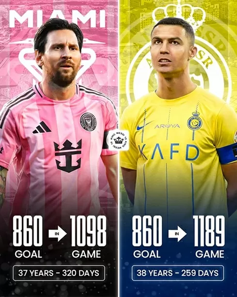 Messi phá 2 kỷ lục ghi bàn của Ronaldo trong ngày Inter Miami đại bại Messi phá 2 kỷ lục ghi bàn của Ronaldo trong ngày Inter Miami đại bại