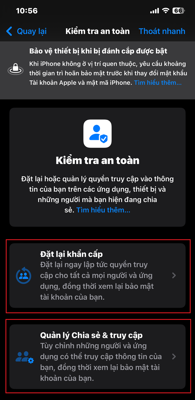 Safety Check (Kiểm tra độ an toàn) Safety Check (Kiểm tra độ an toàn)