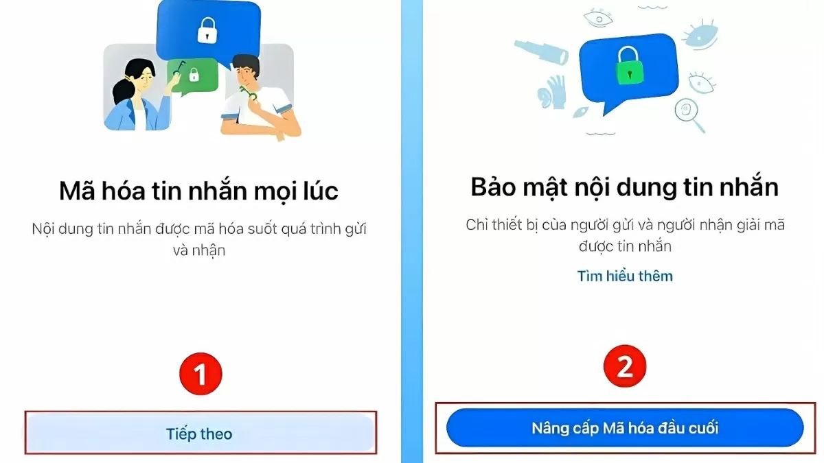 Nhấn “Tiếp theo” và chọn Cách phát hiện bị đọc trộm tin nhắn Zalo đơn giản