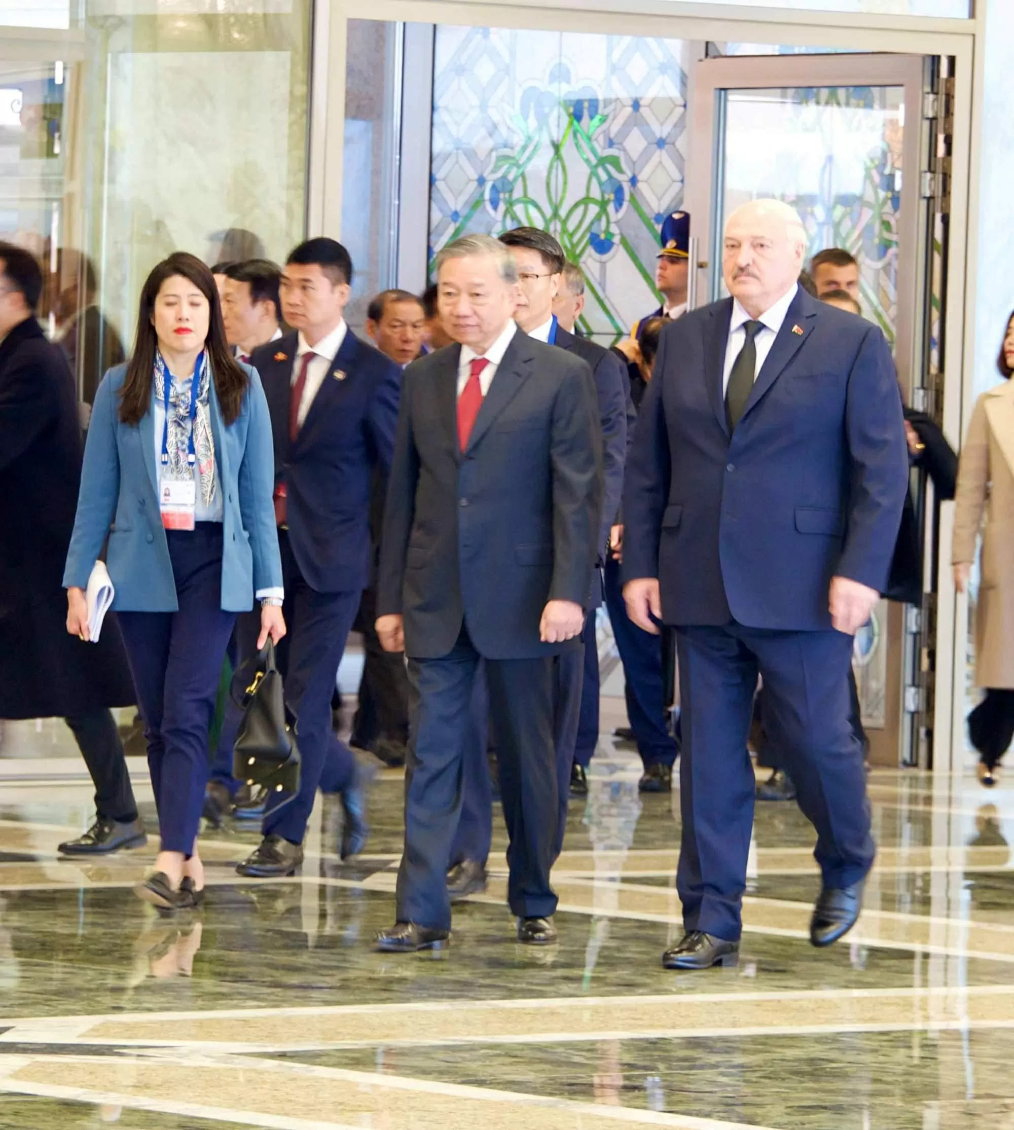 Tổng thống Belarus chủ trì lễ đón chính thức Tổng Bí thư Tô Lâm Tổng thống Belarus chủ trì lễ đón chính thức Tổng Bí thư Tô Lâm