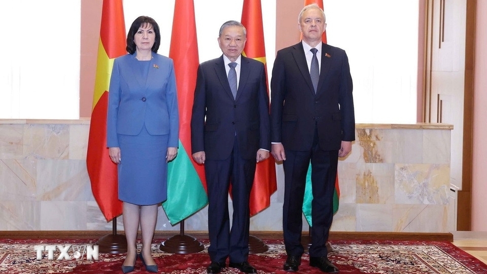 Tổng Bí thư Tô Lâm hội kiến Lãnh đạo Quốc hội và các chính đảng Belarus