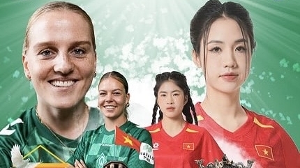 Thi đấu giao hữu giữa Đội tuyển bóng đá nữ Việt Nam với Đội bóng đá nữ SV Werder Bremen tại Hà Nội