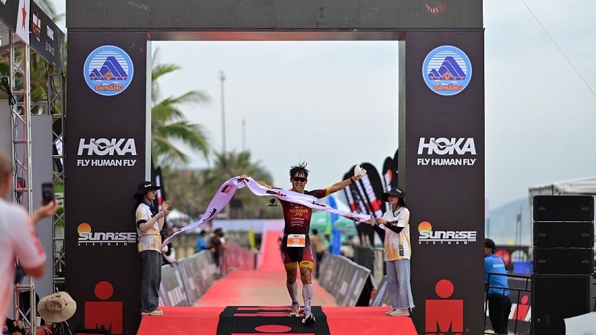 Nhiều thành tích bứt phá tại IRONMAN 70.3 Đà Nẵng 2025
