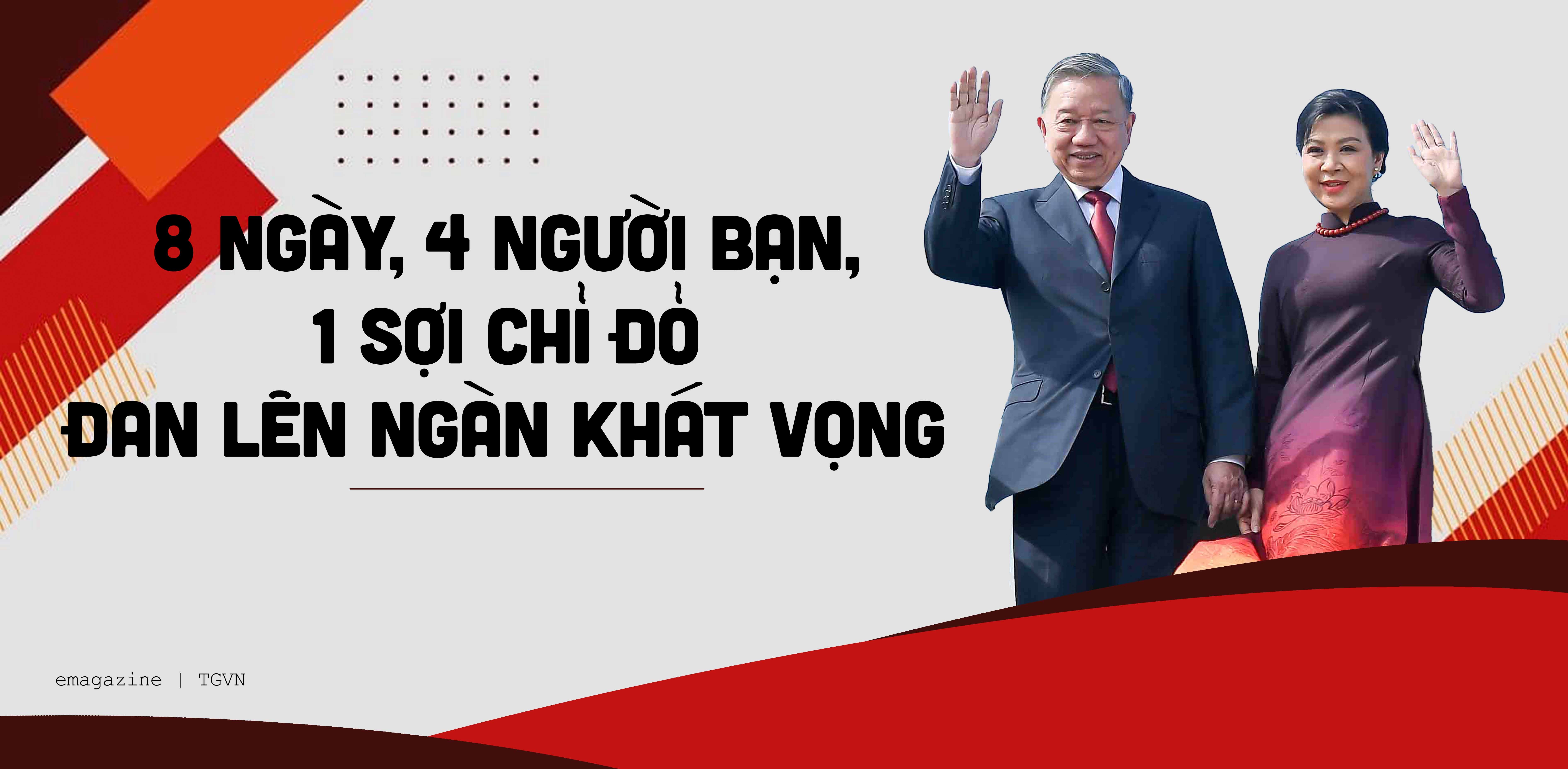Nhìn lại chuyến thăm 4 nước của Tổng Bí thư Tô Lâm và Phu nhân
