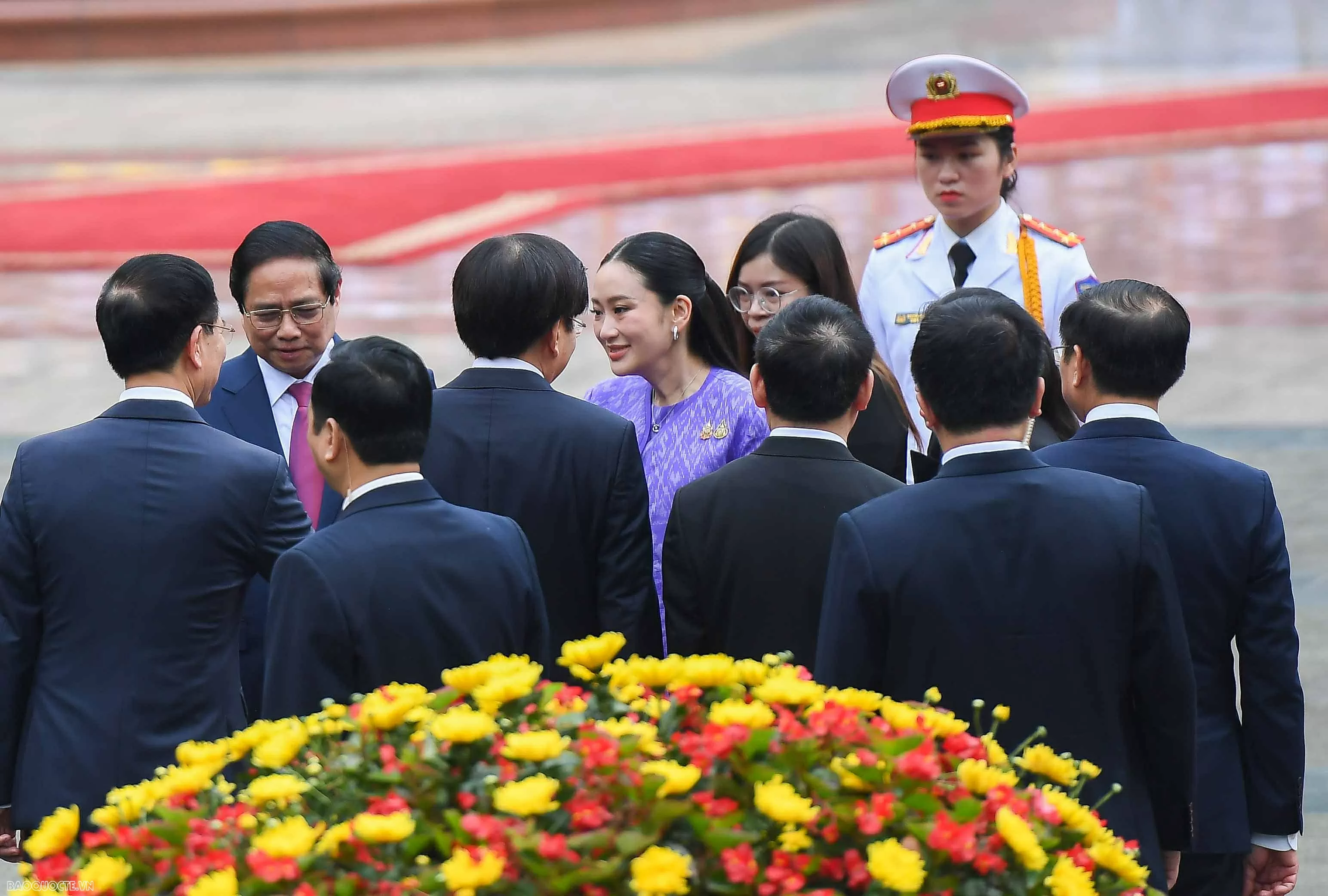 Thủ tướng Phạm Minh Chính chủ trì lễ đón chính thức Thủ tướng Thái Lan Paetongtarn Shinawatra Thủ tướng Phạm Minh Chính chủ trì lễ đón chính thức Thủ tướng Thái Lan Paetongtarn Shinawatra