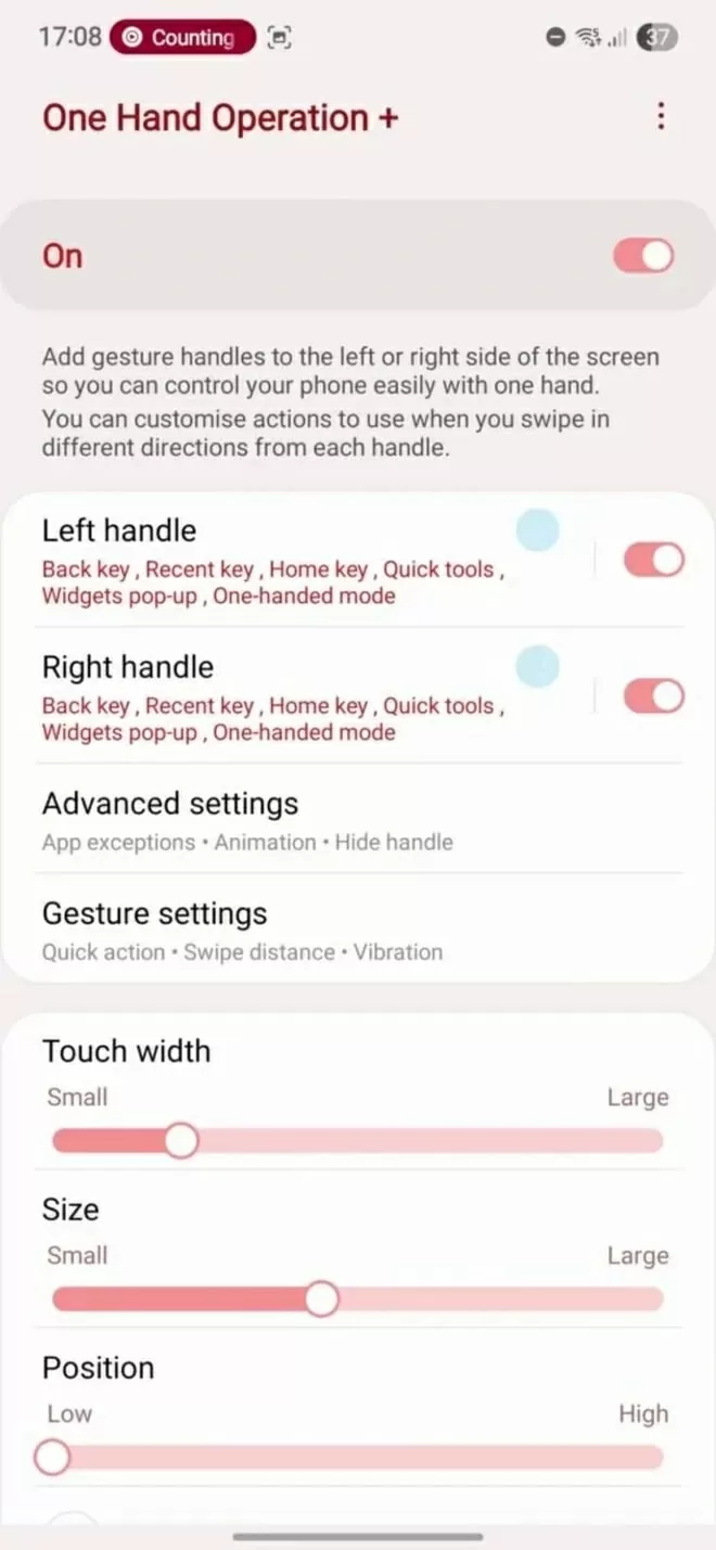 One Hand Operation + cũng là một mô-đun của Good Lock mà người dùng nên sử dụng