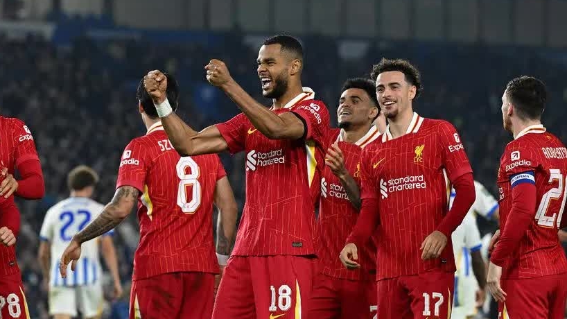 Dù thua Brighton, Liverpool đi vào lịch sử Ngoại hạng Anh