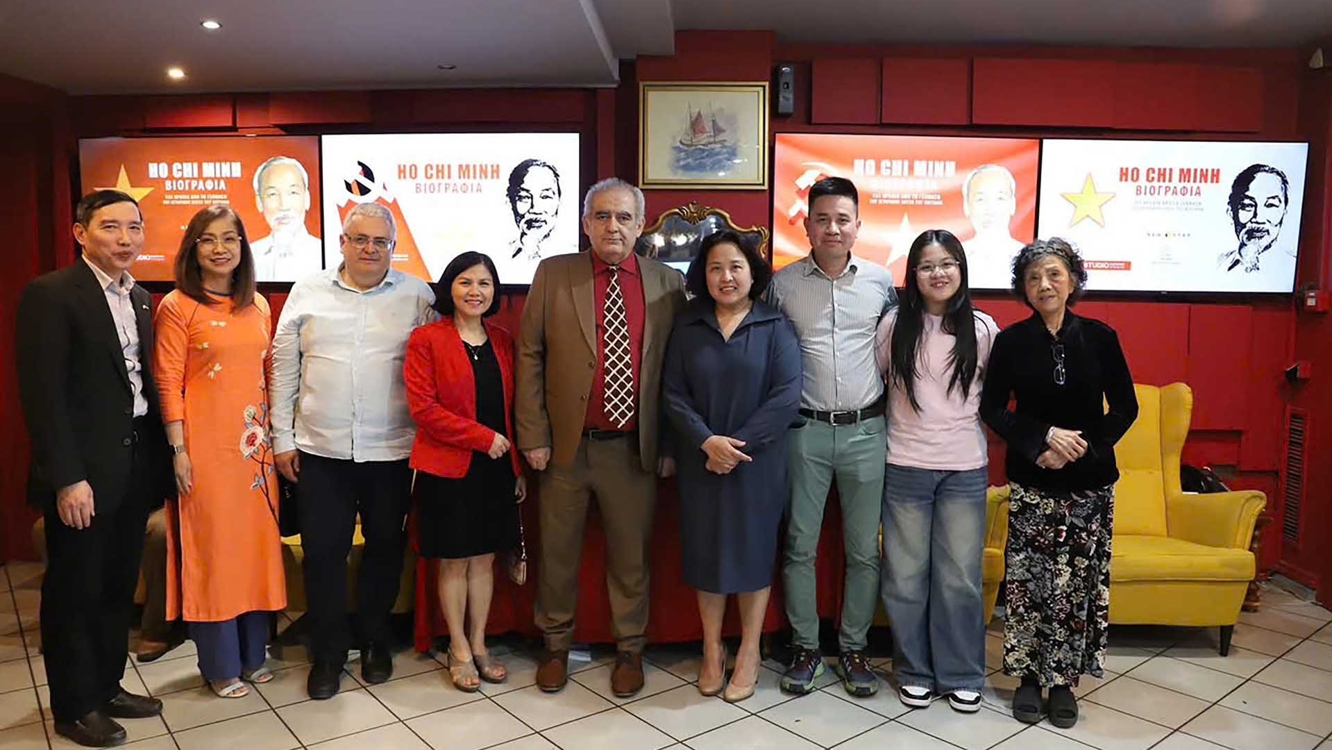 Kỷ niệm 135 năm Ngày sinh Bác Hồ: Buổi chiếu phim đặc biệt tôn vinh Chủ tịch Hồ Chí Minh tại Hy Lạp