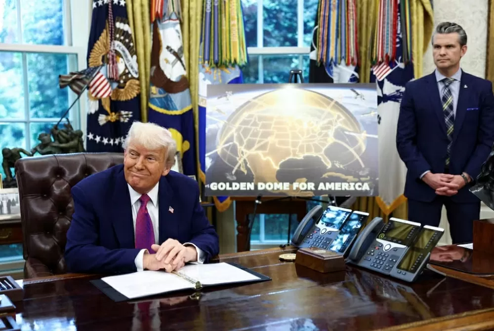 Chính thức công bố dự án lá chắn Vòm Vàng và tham vọng của Tổng thống Mỹ Donald Trump Chính thức công bố dự án lá chắn Vòm Vàng và tham vọng của Tổng thống Mỹ Donald Trump