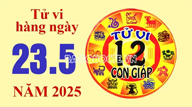 Tử vi hôm nay, xem tử vi 12 con giáp hôm nay ngày 23/5/2025: