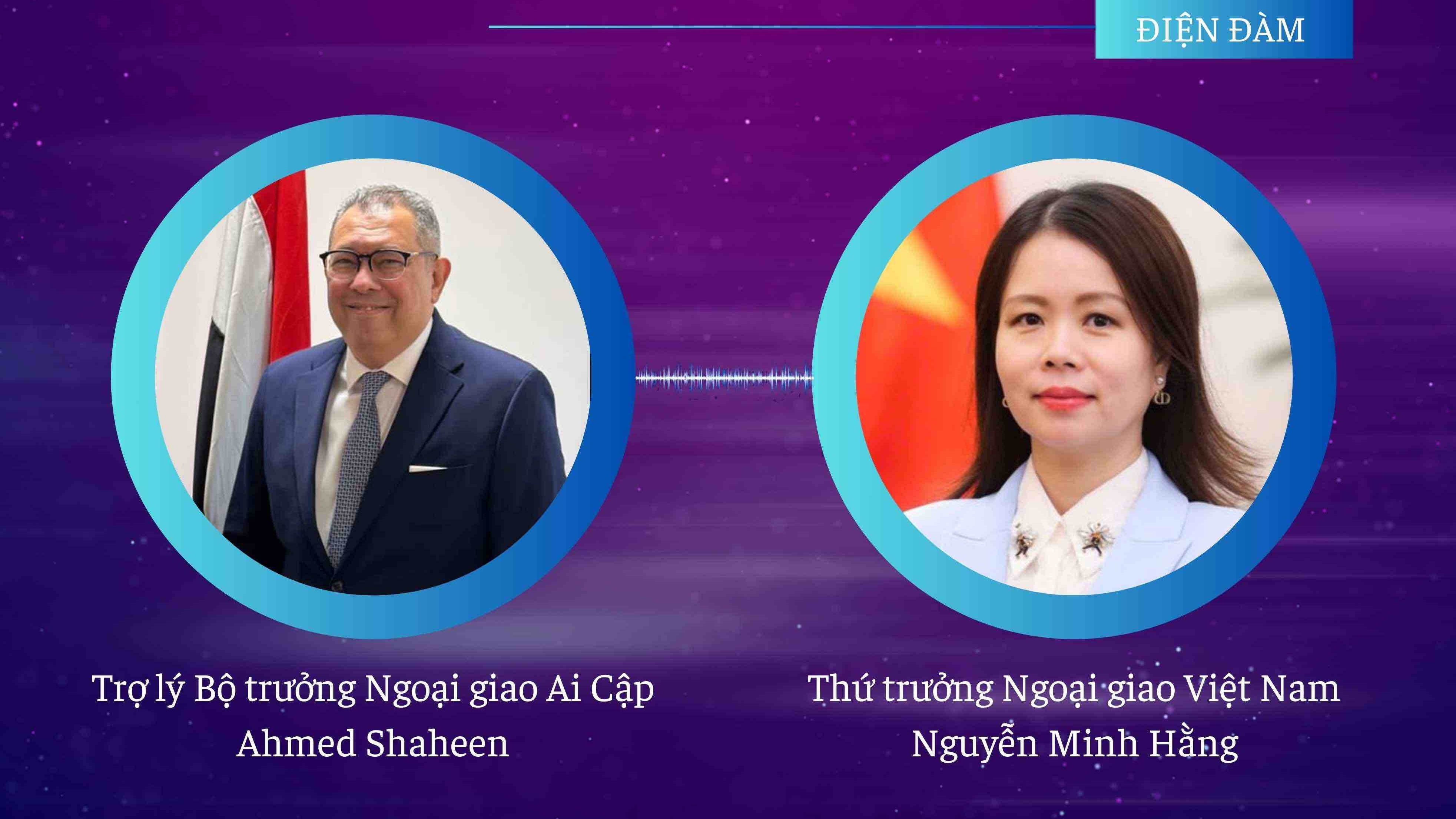 Ai Cập mong muốn củng cố và làm sâu sắc hơn nữa quan hệ hợp tác với Việt Nam