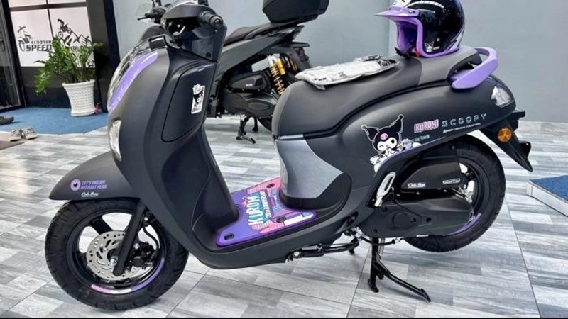 Xe tay ga Honda Scoopy Kuromi bản đặc biệt giới hạn về Việt Nam