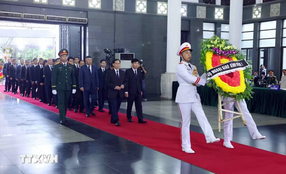 Lễ Quốc tang nguyên Chủ tịch nước Trần Đức Lương Lễ Quốc tang nguyên Chủ tịch nước Trần Đức Lương