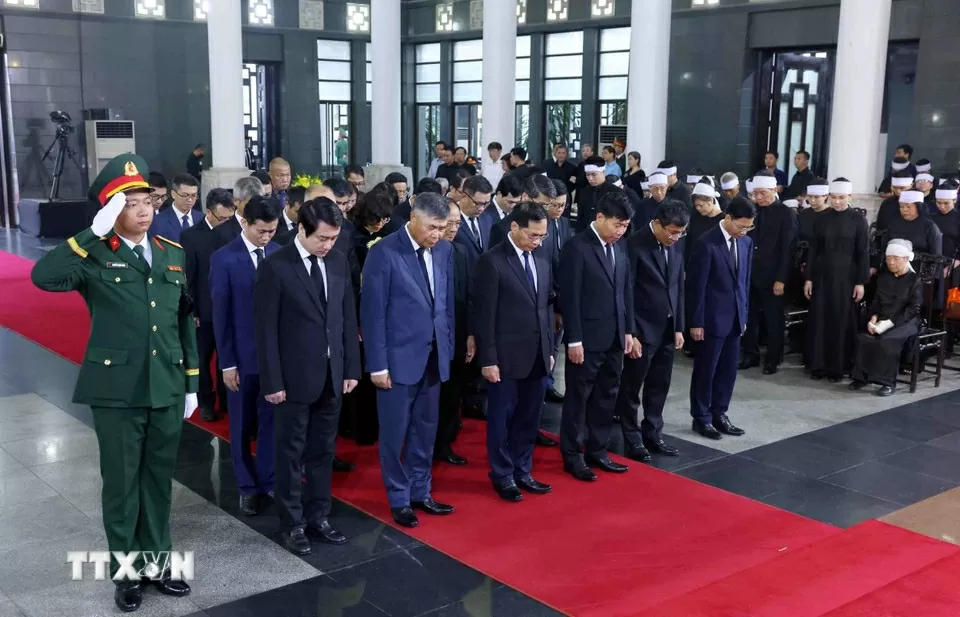 Lễ Quốc tang nguyên Chủ tịch nước Trần Đức Lương Lễ Quốc tang nguyên Chủ tịch nước Trần Đức Lương