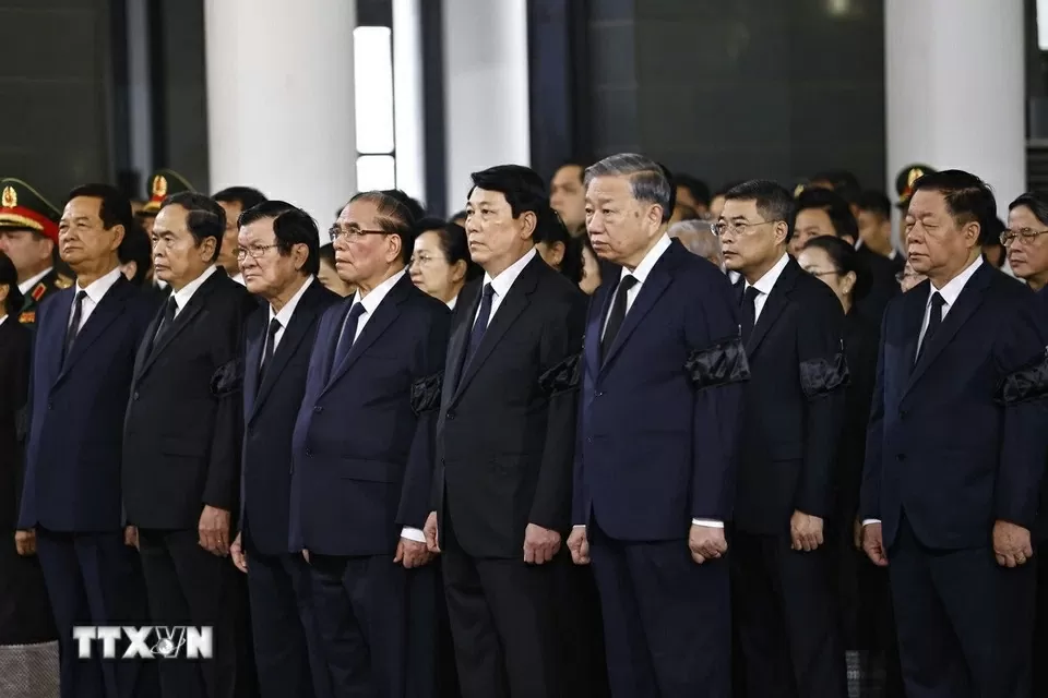 Lễ truy điệu nguyên Chủ tịch nước Trần Đức Lương tại Hà Nội Lễ truy điệu nguyên Chủ tịch nước Trần Đức Lương tại Hà Nội