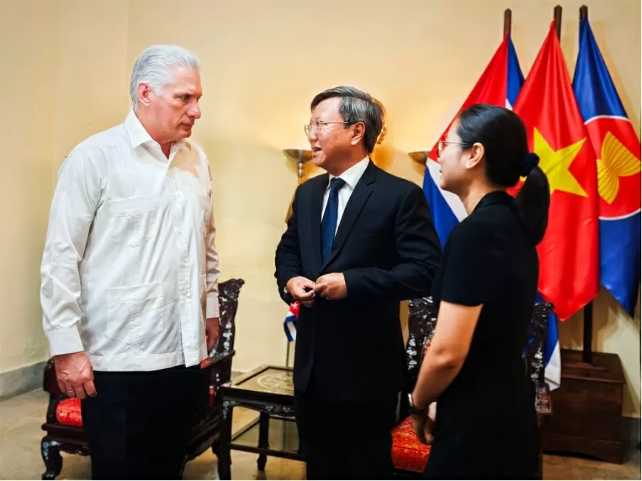 Bí thư thứ Nhất Đảng Cộng sản, Chủ tịch Cộng hoà Cuba Miguel Díaz-Canel tưởng nhớ nguyên Chủ tịch nước Trần Đức Lương