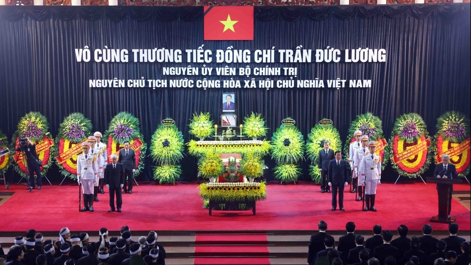 Lễ truy điệu nguyên Chủ tịch nước Trần Đức Lương tổ chức trọng thể tại Hà Nội