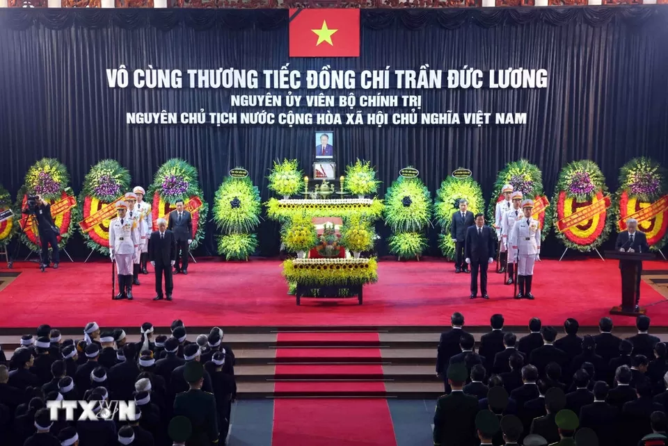 Lễ truy điệu nguyên Chủ tịch nước Trần Đức Lương tại Hà Nội