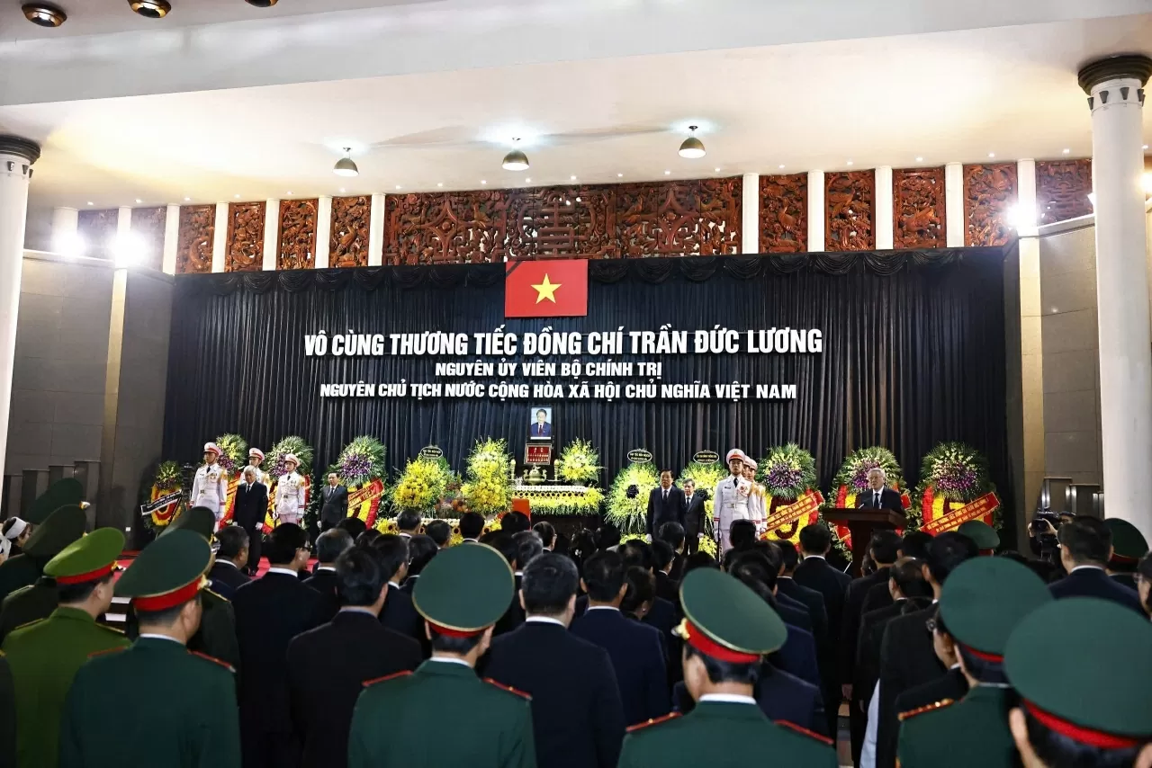 Lễ truy điệu nguyên Chủ tịch nước Trần Đức Lương tổ chức trọng thể tại Hà Nội Lễ truy điệu nguyên Chủ tịch nước Trần Đức Lương tổ chức trọng thể tại Hà Nội