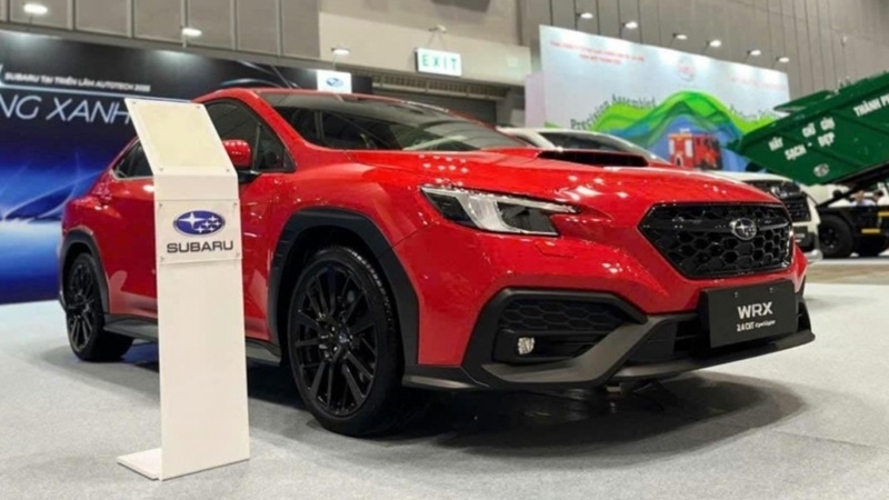 Subaru WRX 2025 ra mắt tại Việt Nam, giá khởi điểm từ 1,699 tỷ đồng