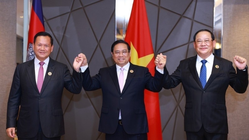 Cuộc gặp 3 Thủ tướng Việt Nam-Lào-Campuchia: Phối hợp triển khai các kế hoạch hợp tác thiết thực