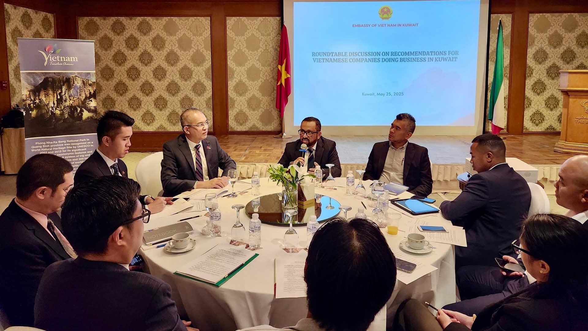 Đại sứ quán Việt Nam tại Kuwait tổ chức Tọa đàm doanh nghiệp và kỷ niệm 30 năm ký Hiệp định thương mại giữa hai nước