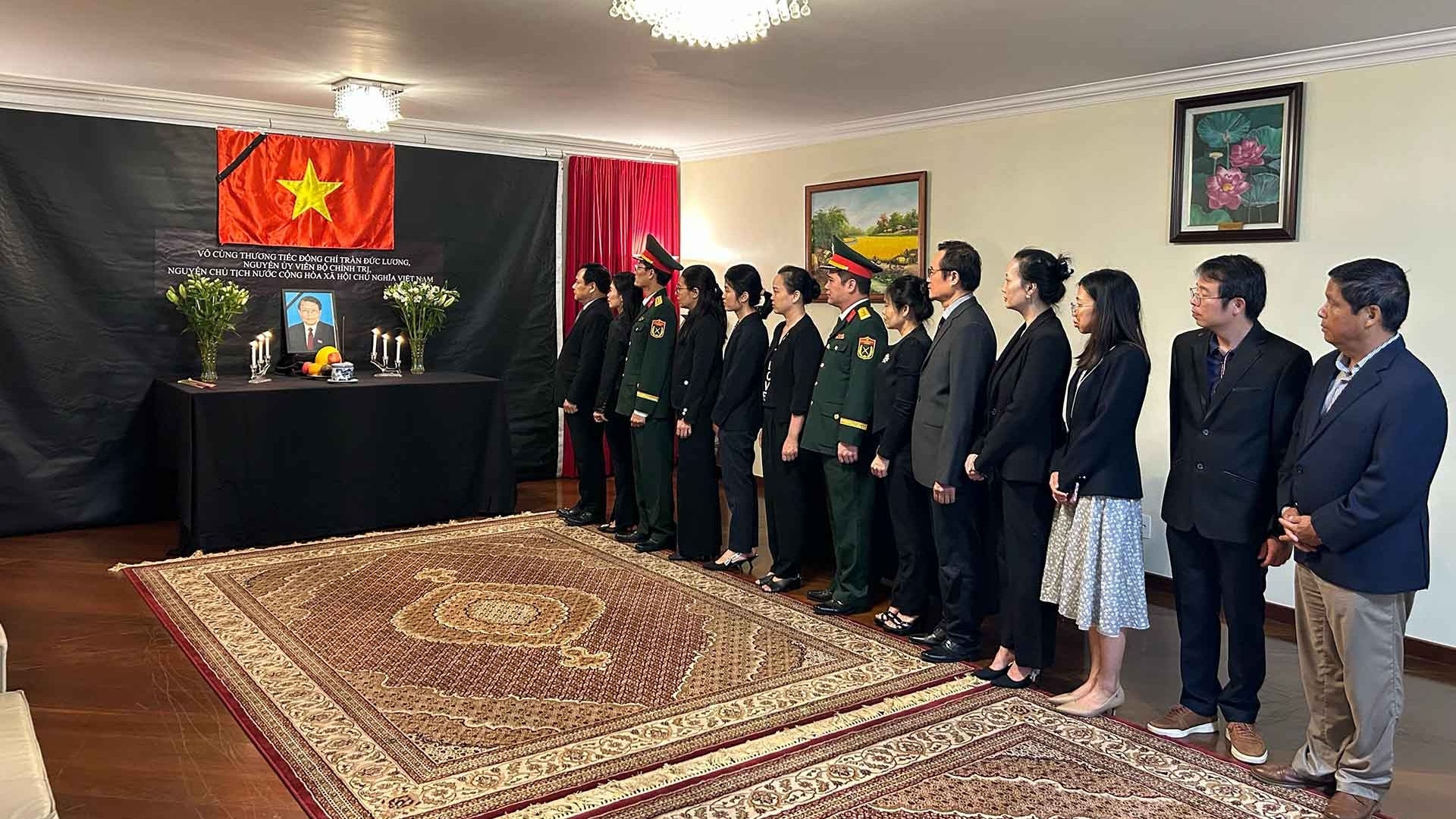 Lễ viếng nguyên Chủ tịch nước Trần Đức Lương tại Bangladesh và Brazil