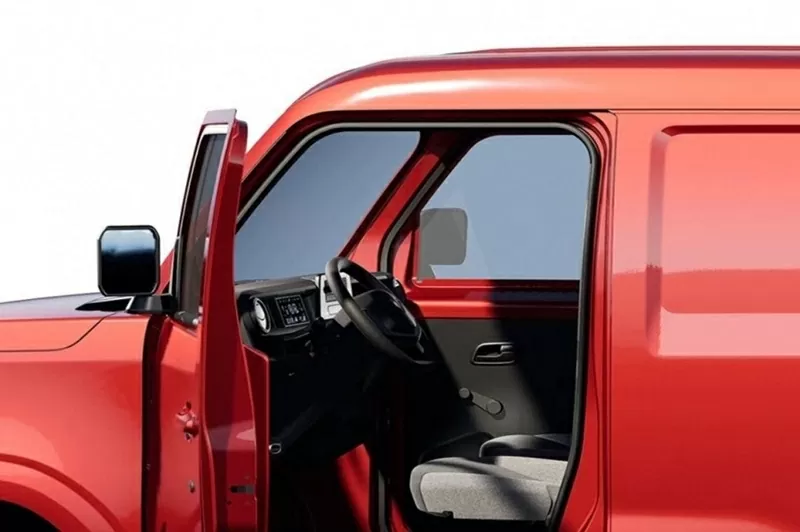 VinFast EC Van được trang bị ghế ngồi dạng nỉ màu xám bạc, đồng bộ với tông màu nội thất. VinFast EC Van được trang bị ghế ngồi dạng nỉ màu xám bạc, đồng bộ với tông màu nội thất.