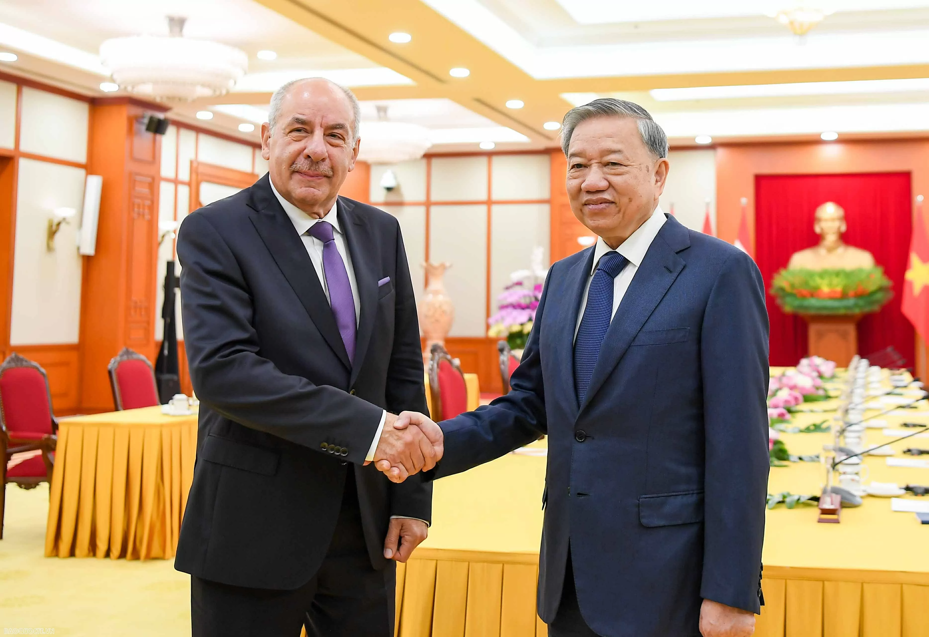 Tổng Bí thư Tô Lâm tiếp Tổng thống Hungary