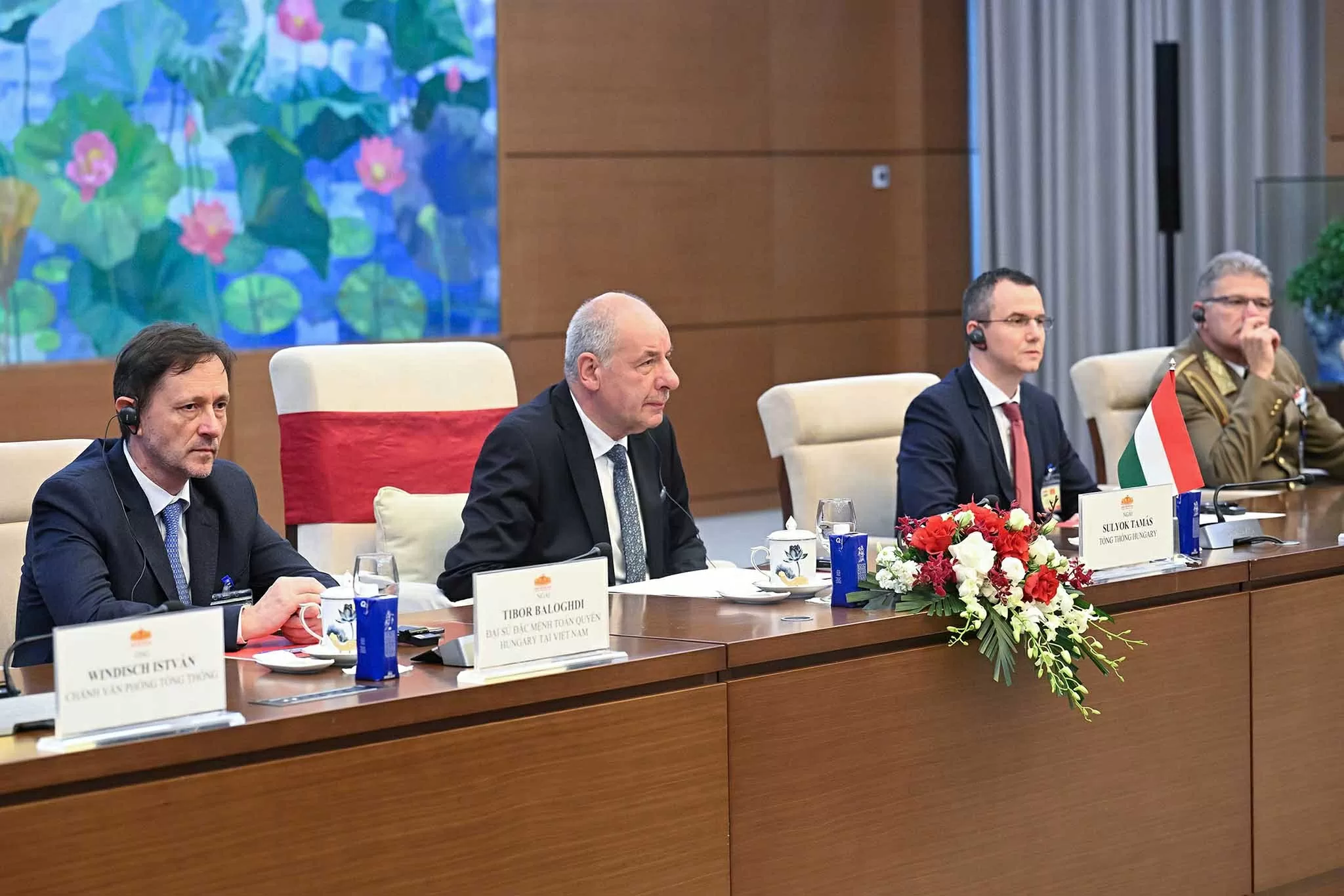 Chủ tịch Quốc hội Trần Thanh Mẫn hội kiến Tổng thống Hungary Sulyok Tamas Chủ tịch Quốc hội Trần Thanh Mẫn hội kiến Tổng thống Hungary Sulyok Tamas