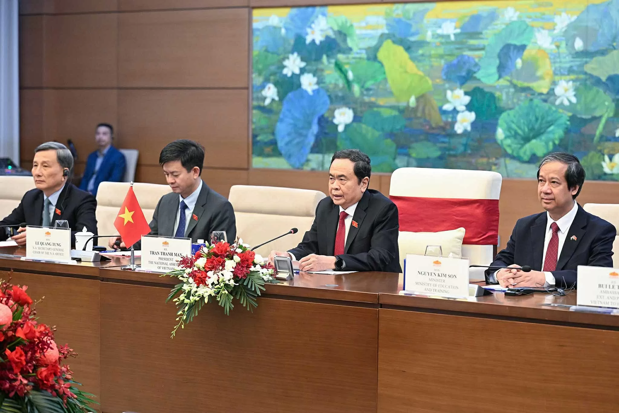 Chủ tịch Quốc hội Trần Thanh Mẫn hội kiến Tổng thống Hungary Sulyok Tamas Chủ tịch Quốc hội Trần Thanh Mẫn hội kiến Tổng thống Hungary Sulyok Tamas