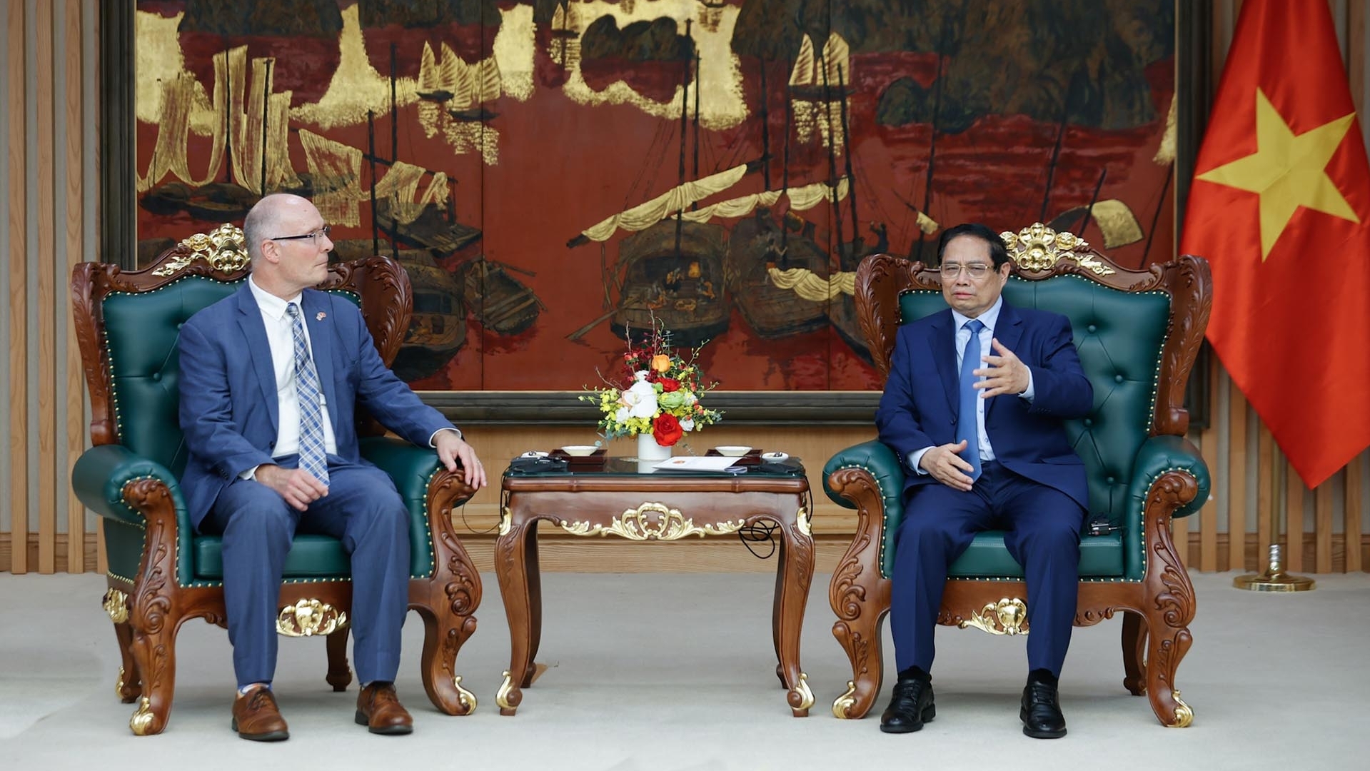 Thủ tướng Phạm Minh Chính tiếp đoàn nghị sĩ lưỡng đảng Hạ viện Hoa Kỳ