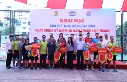 Khai mạc Giải thể thao chào mừng kỷ niệm 80 năm thành lập ngành Ngoại giao