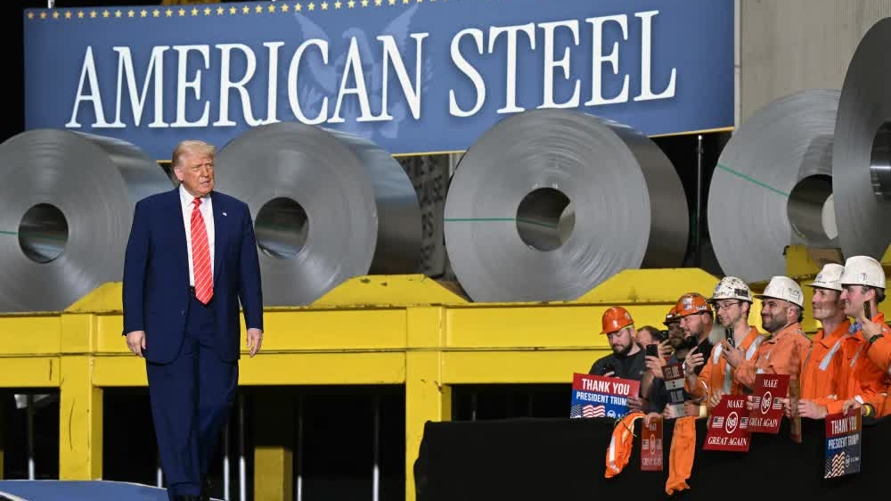 NÓNG! Tổng thống Mỹ Donald Trump tuyên bố sẽ tăng gấp đôi thuế thép lên 50%