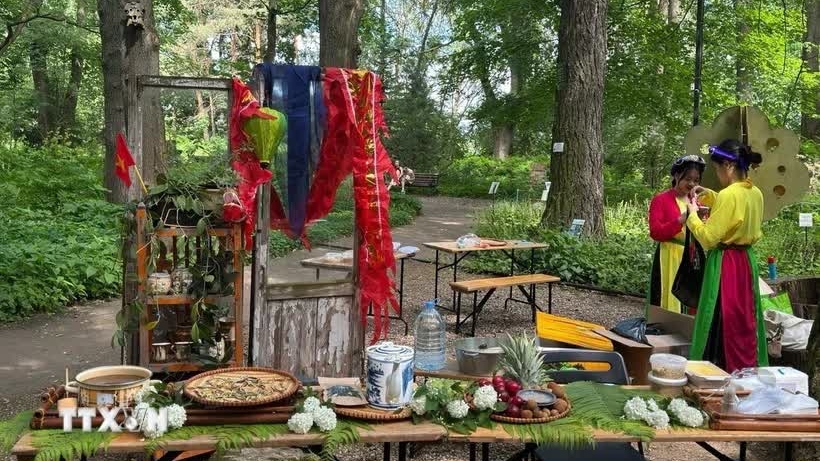 Trải nghiệm Tết Đoan Ngọ tại Vườn thực vật ở nước Nga