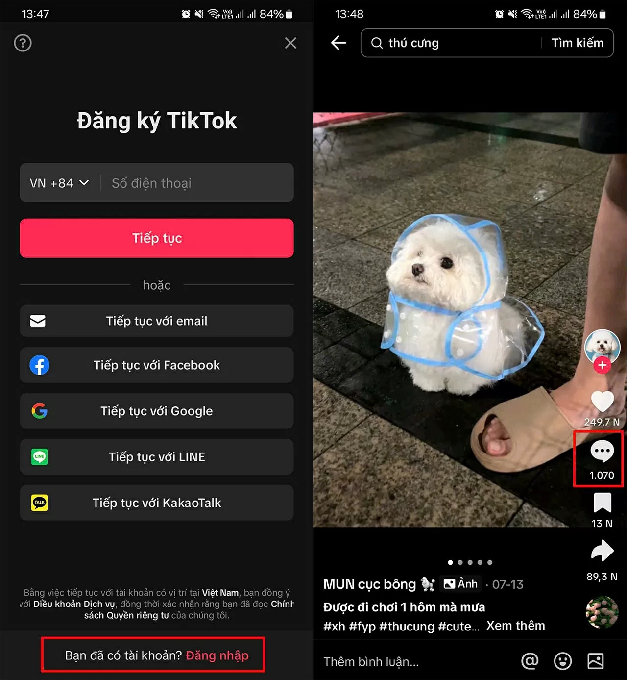 Đăng nhập tài khoản TikTok vừa tạo ở vùng Ai Cập. Đăng nhập tài khoản TikTok vừa tạo ở vùng Ai Cập.