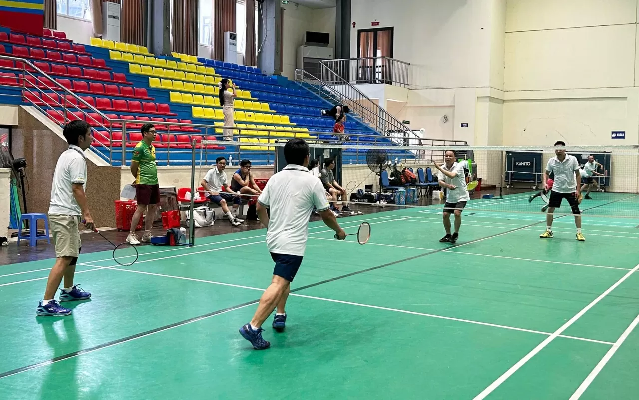 Cầu lông cũng là bộ môn có nhiều giải thưởng nhất tại Giải thê thao Bộ Ngoại giao năm nay.